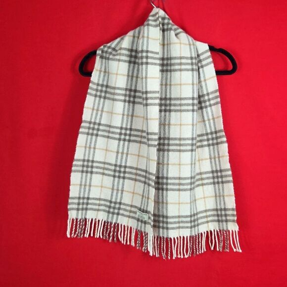 Burberry Lambswool‎ Plaid Scarf - Picture 1 of 5